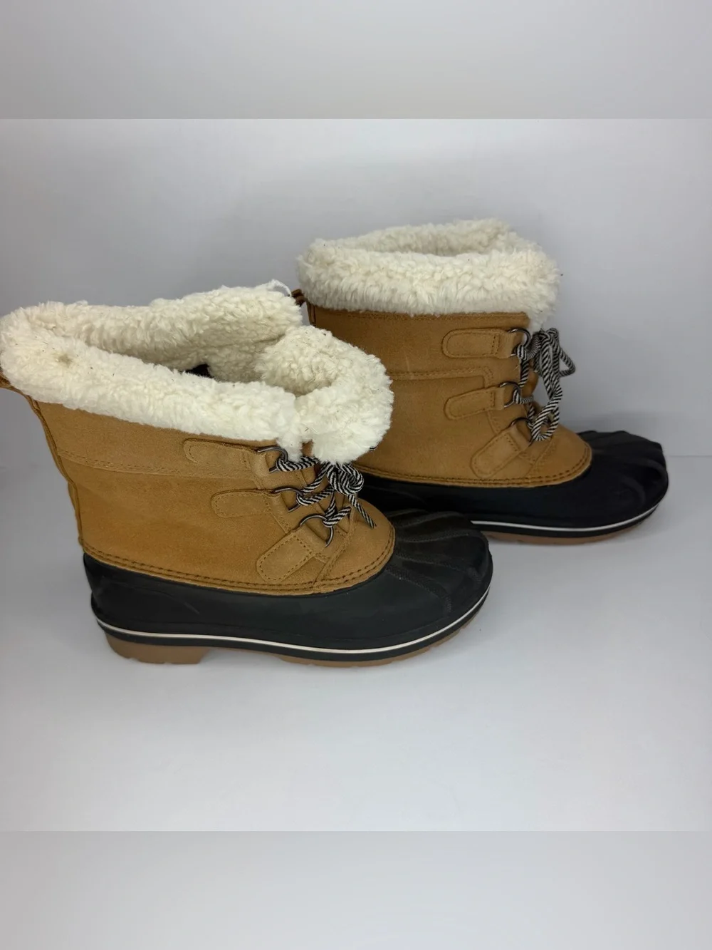 Cat & Jack Kids' Kit Lace-Up Winter Boots Size 3